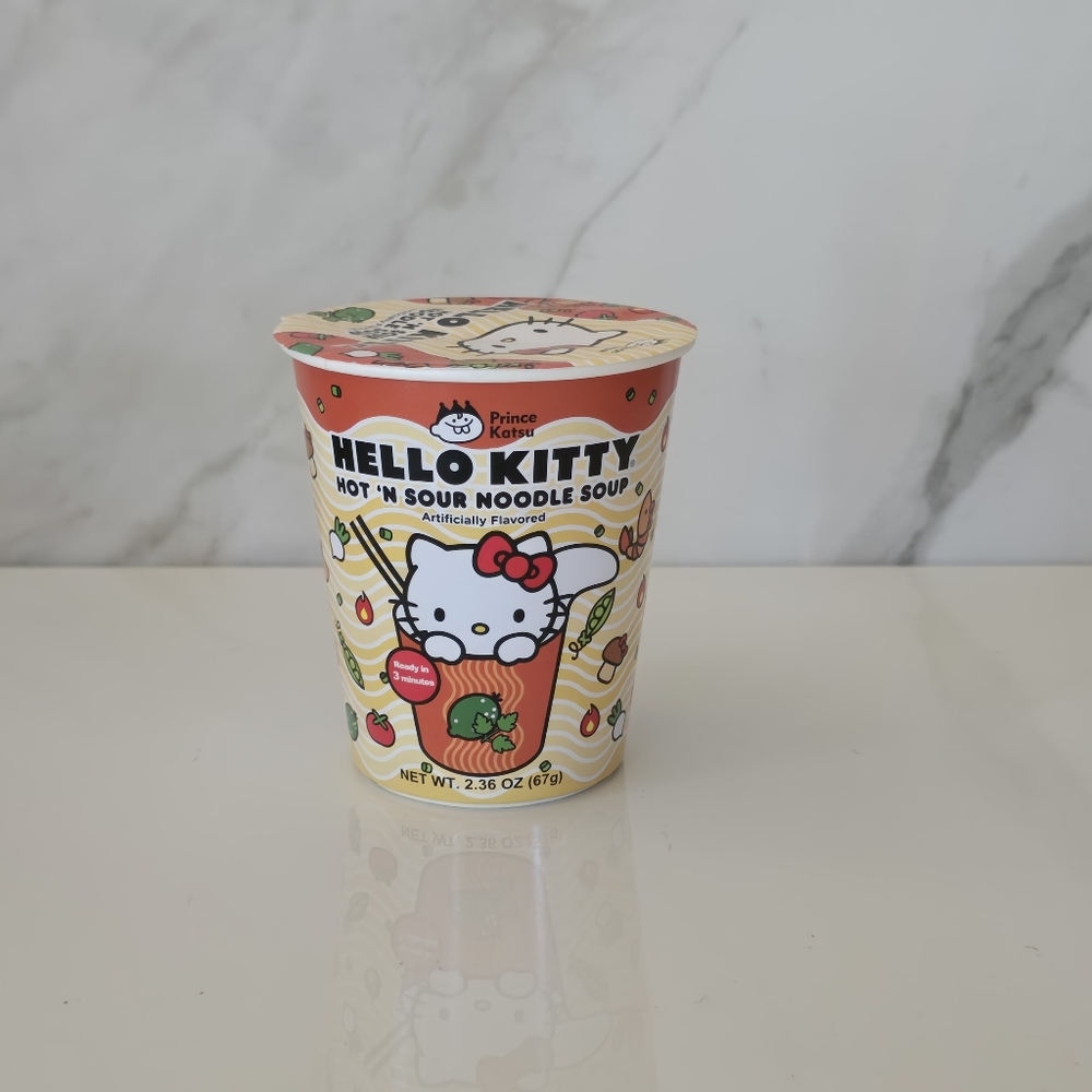 Hello Kitty Hot 'N Sour Noodle Soup Cup